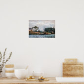Poster Alfred Sisley - Bateaux à l'écluse à Bougival (Cuisine)