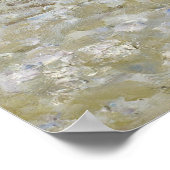 Poster Alfred Sisley Bâtiments et ponts avec l'eau (Coin)
