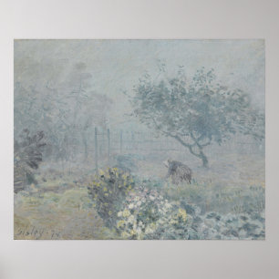 Poster Alfred Sisley - Brouillard, Voisins