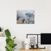 Poster Alfred Sisley Fog, Voisins (Bureau à domicile)