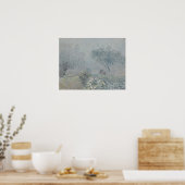 Poster Alfred Sisley - Fog, Voisins (Cuisine)
