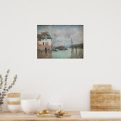 Poster Alfred Sisley - Inondation à Port-Marly 1876 (Cuisine)