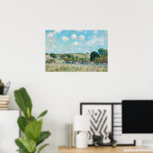 Poster Alfred Sisley - La Prairie (Bureau à domicile)