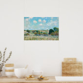 Poster Alfred Sisley - La Prairie (Cuisine)