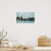 Poster Alfred Sisley | La Seine à Bougival (Cuisine)