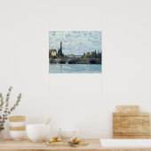 Poster Alfred Sisley | La Seine à Bougival (Cuisine)