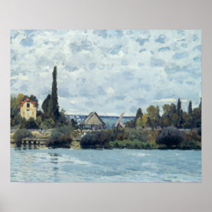 Poster Alfred Sisley La Seine à Bougival