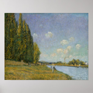 Poster Alfred Sisley la Seine chez Billancourt