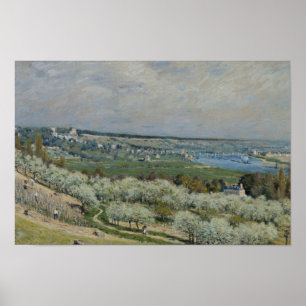 Poster Alfred Sisley - La Terrasse à Saint-Germain