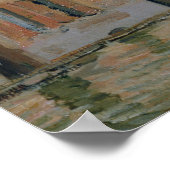 Poster Alfred Sisley | Le Bateau dans les inondations, Po (Coin)