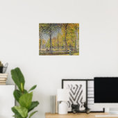 Poster Alfred Sisley | Le bois de Boulogne (Bureau à domicile)