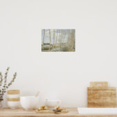 Poster Alfred Sisley - Le canal du Loing (Cuisine)