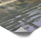 Poster Alfred Sisley | Le Canal Saint-Martin, Paris (Coin)