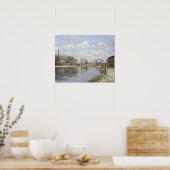 Poster Alfred Sisley | Le Canal Saint-Martin, Paris (Cuisine)