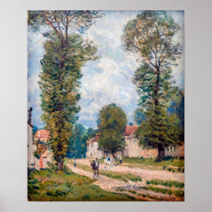 Poster Alfred Sisley - Le chemin Versailles
