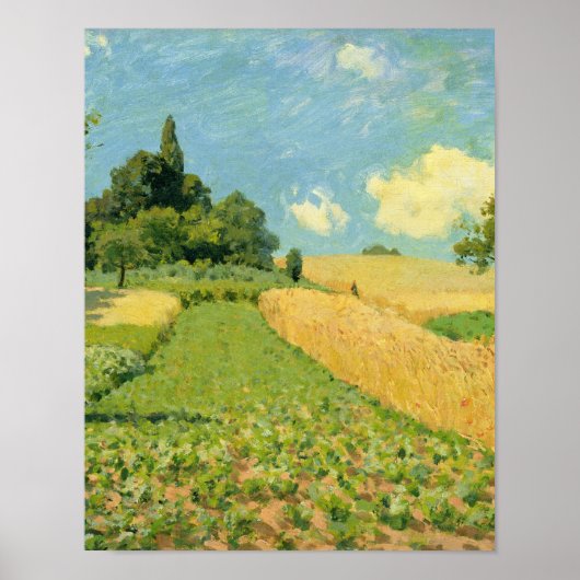 Poster Alfred Sisley | Le Cornfield (Devant)
