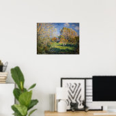 Poster Alfred Sisley - Le Jardin de Hoschede, Montgeron (Bureau à domicile)