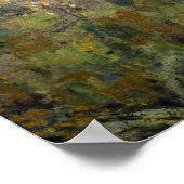 Poster Alfred Sisley - Le Jardin de Hoschede, Montgeron (Coin)