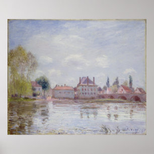 Poster Alfred Sisley   le pont au Moret-sur-Loing
