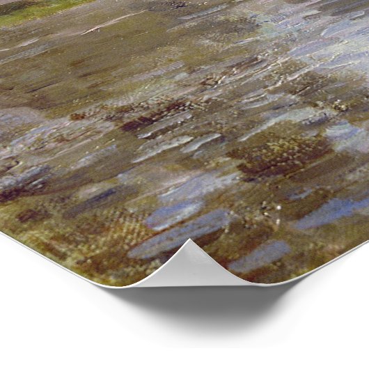 Poster Alfred Sisley | Le pont de Moret-sur-Loing (Coin)