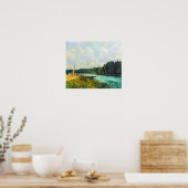 Poster Alfred Sisley - Les rives de l'Oise (Cuisine)