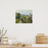 Poster Alfred Sisley | Louveciennes, Les hauteurs de Marl (Cuisine)