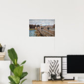 Poster Alfred Sisley - Passerelle à Argenteuil (Bureau à domicile)