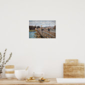 Poster Alfred Sisley - Passerelle à Argenteuil (Cuisine)