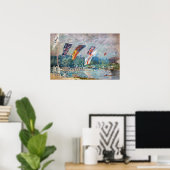 Poster Alfred Sisley - Régate à Molesey (Bureau à domicile)