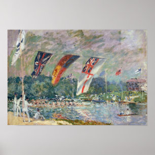 Poster Alfred Sisley Regatta à Molesey