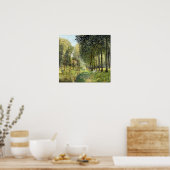 Poster Alfred Sisley Repose le long du ruisseau (Cuisine)