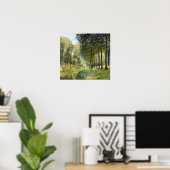 Poster Alfred Sisley Repose le long du ruisseau (Bureau à domicile)