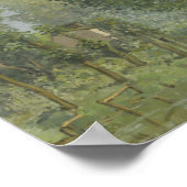 Poster Alfred Sisley - Reposez le long du ruisseau (Coin)