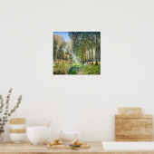 Poster Alfred Sisley - Reposez le long du ruisseau (Cuisine)