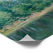 Poster Alfred Sisley - Saint-Mammes. Soleil de juin (Coin)