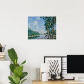 Poster Alfred Sisley - Saint-Mammes. Soleil de juin (Bureau à domicile)