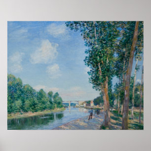 Poster Alfred Sisley - Saint-Mammes. Soleil de juin