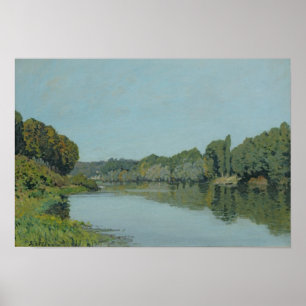 Poster Alfred Sisley The Seine at Bougival