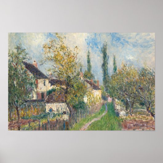 Poster Alfred Sisley - Un sentier aux Sablons (Devant)