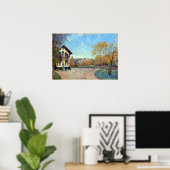 Poster Alfred Sisley Vue de Marly-le-Roi de Coeur-Vola (Bureau à domicile)