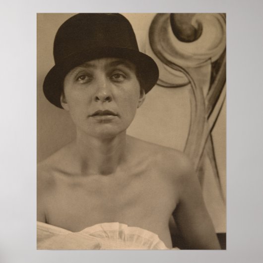 Poster Alfred Stieglitz Georgia O’Keeffe Portrait (Devant)