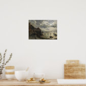 Poster Alfred Wahlberg - Le clair de lune, Fjallbacka (Cuisine)