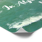 Poster Algarve vacances plage au Portugal (Coin)