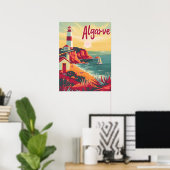 Poster Algarve Vintage (Bureau à domicile)