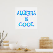 Poster Algebra est Cool - À partir de 11,80 $ (Cuisine)