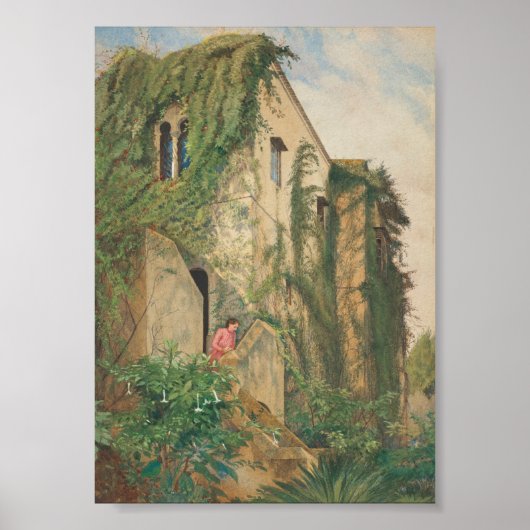Poster Alger, Cecilia en rose (Devant)