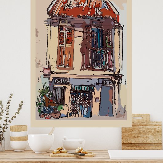 Poster Alger Point House (Cuisine)