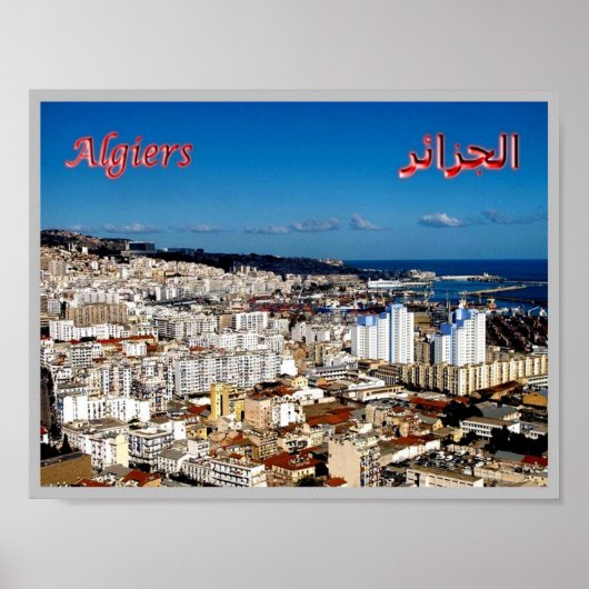 Poster Algérie - Algérie (Devant)