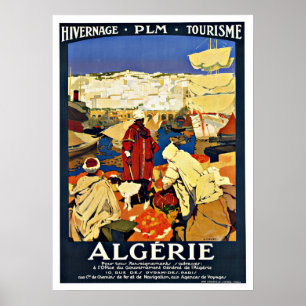 Poster Algerie Vintage Travel