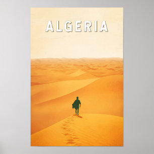 Poster Algérie Voyage Art Vintage